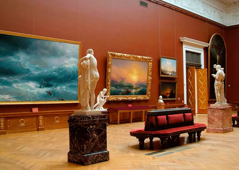 Russische Kunst im Russischen Museum in Sankt Petersburg