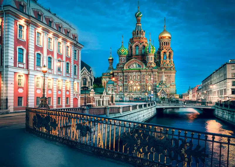 Sacred architecture in St. Petersburg