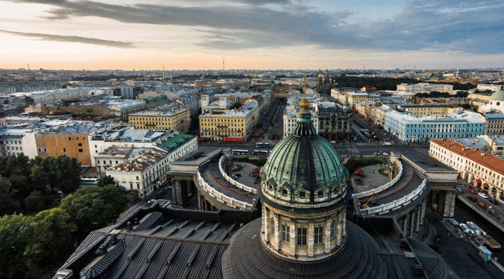 Best viewing points in St. Petersburg