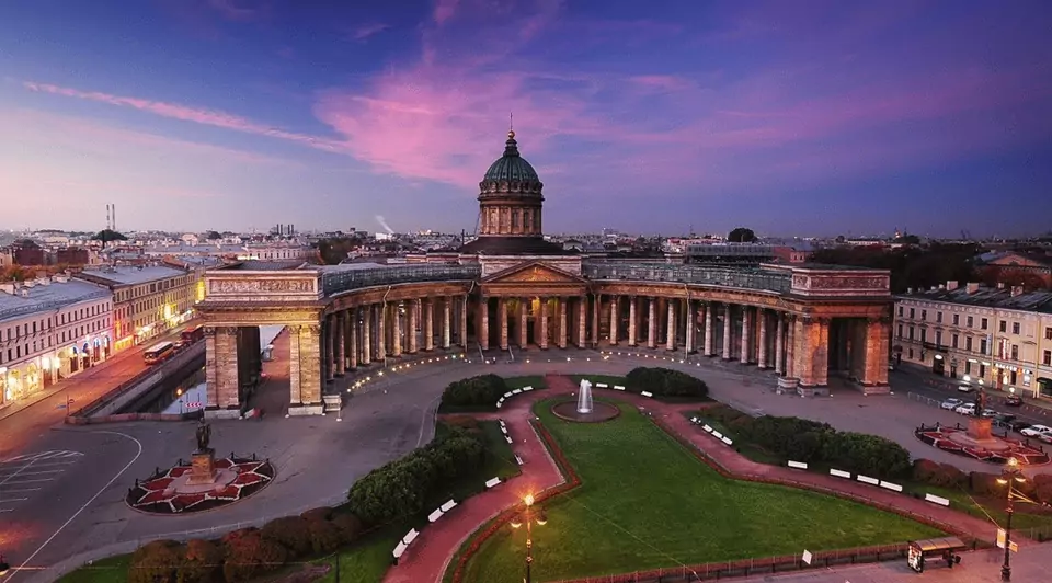 Kazan Cathedral and churches of Saint Petersburg