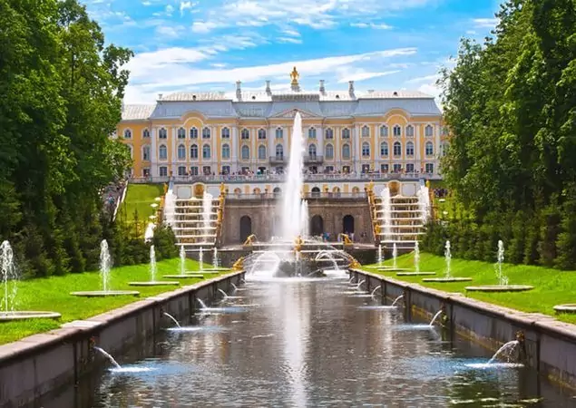 Peterhof Grand Palace near Saint Petersburg
