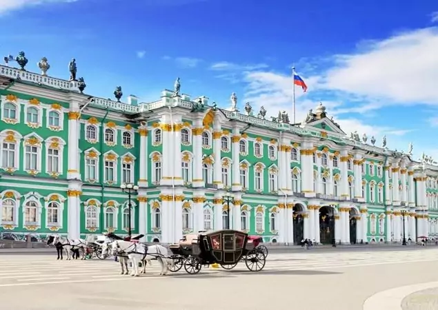 The Hermitage in Saint Petersburg